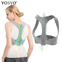 Yosyo -Haltung Korrektor für Männer und Frauen verstellbare obere Klammenträger, die Schulterhalter Rückenlinderung Schmerzen 220601