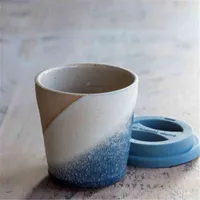 NUEVO DIGN WHOLEAL PRECIO REGALO Taza de café Tazas de viaje de cerámica con tapa