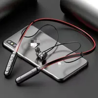 Écouteurs Bluetooth G01 Écouteurs magnétiques Sports Wireless Sports Stéréo Bass Music In-auriculaire avec Microphone Volume 281O