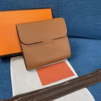 مصممي Luxurys 2021 Fashion Lady Men Holders Wallet Interior Compartment Hasp Leature Leather Leate