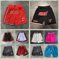 Basketball shorts Miami\\\\rHeat\\\\rJersey 3 Wade 7 Dragic Butler Just Don Stitched Breathable Pocket Pants Sweatpants Classic cheap