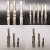 Durable Titanium Tip Nector Collector 10 14 18mm Metal Cigarette Nail Fit Smoking Gadget