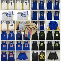 2022 Finals Patch Basketball 30 Stephen 22 Andrew Curry Wiggins Jerseys 3 Poole 11 Klay 23 Draymond Thompson Green Jersey Shorts Diamond 75th White Blue Black
