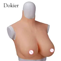 Dokier السيليكون الثدي يشكل ثديًا مزيفًا ثديًا مُحسّنًا كروسدودرر سحب ملكة الشيمون عبر الجنسين