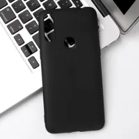 Full matte black color mobile Phone Cases Soft TPU Silicone Back Cover Shockproof Case for Vodafone Smart V11 N11 E11 factory direct sales