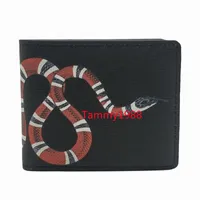 Hochwertige M￤nner tierische Brieftasche Leder Schlange Tiger Bienen Brieftaschen Geldbeutel Brieftaschen -Kartenhalter