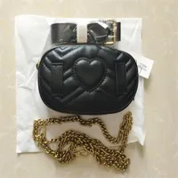 고품질 Marmont 핸드백 여성 허리 가방 디자이너 Marmont Waist Bag Fanny Packs Lady 's Belt Bags 여자 유명한 CH251V