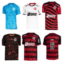 Flamengo voetbaltruien speler versie 2022 2023 de arascaeta gabi b.henrique voetbal shirts diego e.ribeiro pedro gabriel B. camisa mengo outubro rosa roze jersey
