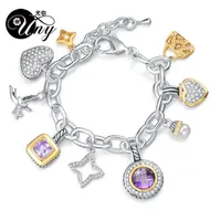 Uny Jewelry Bracelet Designer Brand David Inspirado Mujeres Pulseras de cable antiguo de San Valentín Regalo de Navidad Bracel313b