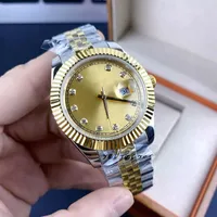 패션 브랜드 남성 시계 36/41mm 비즈니스 자동 기계식 풀 스테인리스 스틸 방수 시계 커플 시계 선물 선물 Montre De Luxe Wristwatches