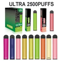FM Ultra 2500 Puffs Disposable E Cigarett Vape Pen Device 850MAh Battery 9 ML Cartridge Starter Kit vs Infinity Extra Bang XXL ESCO BARS