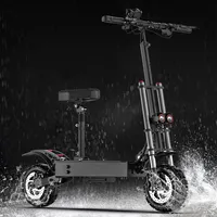 Adults Electric Bike Scooter 5600W Motors Max Speed 80-100KM/H 90-120KM Charging Mileage 60V45AH Panasonic battery 11 inch fat off-road tires Scooters Usa Stock