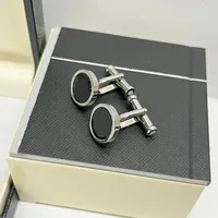 Luxe manchetknopen voor mannen Hoge kwaliteit klassieke Franse shirt manchetknoop met doos