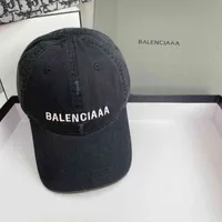 Balencaigass Hat 2022 الأصلي جودة عالية تصحيح الإصدار B باريس غسلها الثقوب لصنع قبعات البيسبول القديمة