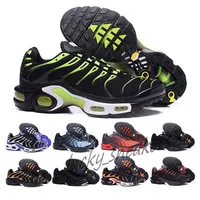 2021 Plus Mens Tn Running Shoes High Quality Triple Black White Tns Maxes Chaussures Requin Homme Smoky gray Designer Sneakers Tra238W