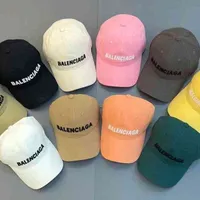 Balencaigass Hat Prawidłowy bal moda nowa miękka litera baseballowa czapka z kaczki Język można dostosować dla mężczyzn i kobiet