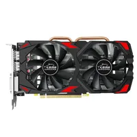 Graphics Cards RX580 Gaming Card 8GB/GDDR5/256bit Memory 1257/1340MHz Core Frequency 2 Cooling Fans Design 3 DP HD DVI PortsGraphics