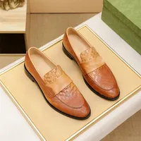 7 estilo G Luxury Homens Loafers Shoe Slip na Monk Strap Mist Mist Mens Preto Sapatos Casuais Vestido Escritório Negócios Negócios Sapatos de Couro Genuíno Tamanho 6.5-12