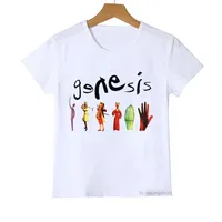 New summer style boys t-shirts funny Genesis Band graphic print girls t shirts fashion Harajuku children tshirts tops318B