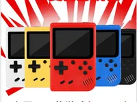Taşınabilir El Video Oyunu Konsolu Retro 8 Bit Mini Oyuncular 400 Oyunlar 3 İçinde 1 AV Pocket Gameboy Renk LCD DHL