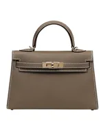 Top Quality Designer bag Handbag 19cm Mini Epsom Bags Fashion Classic Genuine leather Shoulder Messenger Custom Handmade Sac De Luxe Femme 2022 H Gold buckle Silver