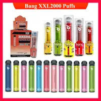Bang xxl Disposable Vape Pen Device 2000 Puffs E Kit de cigarette 800mAh Batterie 6 ml Pods Vapors vides Ban xxtra