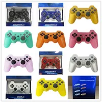Dualshock 3 Wireless Bluetooth Controller for PS3 Vibration Joystick Gamepad Game Controllers With Retail Box326F
