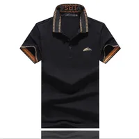2022 Stripe Stripe Polo Shirt T Shirts Snake Polos Bee Floral Mens High Street Fashion Horse Polo Thirt T-Shirt#8568
