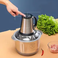 5L Meat Crusher Stainless Steel Food Processor Multi Function Electric Meat Grinder Kitchen Tools 569 H1