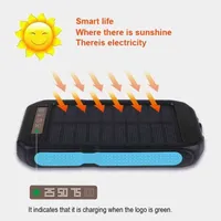 TwoWay Fast Charging Solar Power Bank Mah Emergency Digital Display Backup External Battery With Sos Light For Phone Xiami J220616