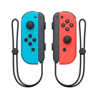 A pairGamepad controller with joystick for Nintendo wireless game remote joycon switch With Wrist Strap