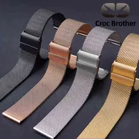 Quick Release Band for DW Seno Lola GEDI HM MIKE Stainless Steel mesh strap for SK DW SINOBI Olevs G220420