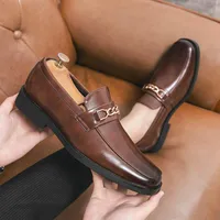 Dress Shoes Luxury Slip On Loafers Men Big Size 47 48 Driving For Man Party Moccasins Homme Light Soft Leather OutdoorDress