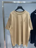 Erkek T-Shirt Tasarımcısı Yüksek Sürüm 21ss Yeni Ön Baskı Nakış BB Mektup Baskı Ins Unisex T-shirt Kısa Kollu Tee Coupled7T1 2002 Lüks