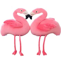 Cuscino/cuscinetto decorativo PCS 40/80 cm simulazione Flamingo peluche cuscino imbottito amante rosso uccello morbido bambola rosa giocattoli per bambini regali per matrimoni a casa d