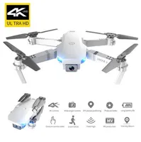 E59 RC LED Drone Aircraft 4K HD Video Camera Aerial Photography Helicopter 360 Degree Flip WIFI long battery life for Kids adult Vs E88 S70 Pro