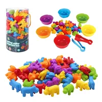 Färg sortering matchning spel baby finmotor träning eonal leksaker montessori spel för barn 2 3 4 år 220620