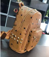 High quality Genuine Leather fashion backpack shoulder bag Luxury designer messenger for women men back pack canvas handbag School classic