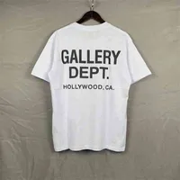Designer GalleryDepts skjorta Alfabetet tryck Trendy Trend Basic Casual Fashion Loose Short T-Shirt Half Sleeve Tees1