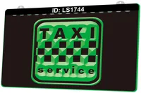 LS1744 Taxi Service Cab Lure Light Sign LED 3D Engraving Wholesale Retail