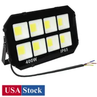 400W Cold White LED Flood Light 40000 Lumens Floodlights Outdoor Lighting Waterproof IP65 AC 85-265V Project Work Lights Stock In USA