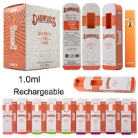 Dabwoods 1.0ml Rechargeable Disposable E cigarettes Starter Kits Vape Pens 280mah Battery Vapes Pods Empty Device Pod