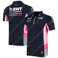 New BWT Racing Team Polo Shirt Lapel T Shirts F1 Racingsuit Short Sleeve Men's