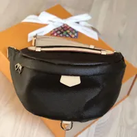Classic Bumbag Luxury Designer Bum Cint Belt Borse Bote Crossbody Bags Temperamento Fanny Pack Scoloriti in pelle M43644 Numero di portafoglio con codice data