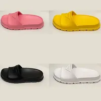 신발 슬리퍼 디자이너 남성 여성 플랫폼 슬리퍼 플랫 슬라이드 검은 흰색 핑크 옐로우 슬리퍼 여자 남자 샌들 크기 35-45