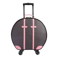 Личность мода дюйм высококачественный имитационный кожаный багаж Spinner International Brand Travel Suitcase J220707
