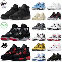 4s Basketball Shoes Men Women Jumpman 4 Black Cat Red Thunder Infrared Bred University Blue Cool Grey Royalty Mens Trainers Sport Sneakers