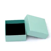 2022 Boîtes de bijouterie de haute qualité Boucles d'oreilles Studes bracelets Anneaux Bangles Colliers Designer Small Square Box Wholesale