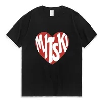 Mitski Heart Print Fruth футболка Unisex Street Hiphop пара