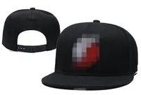 العلامة التجارية لكرة السلة Snapback Leather Black Color Cap Football Baseball Team Hats Mix Mix Match Order All Caps Top Quality Hat H19